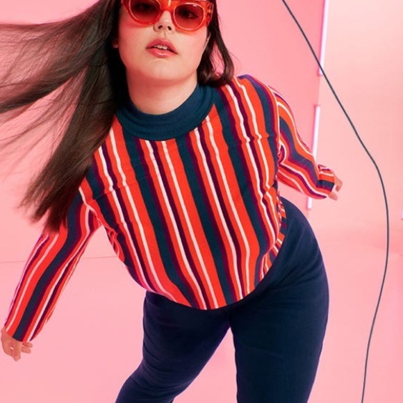 Victor Glemaud x Target Striped Mock Turtleneck Pullover - Picture 3 of 8